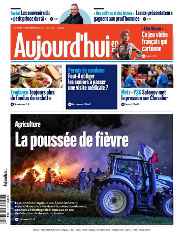 Aujourd’hui en France - 13 Décembre 2025