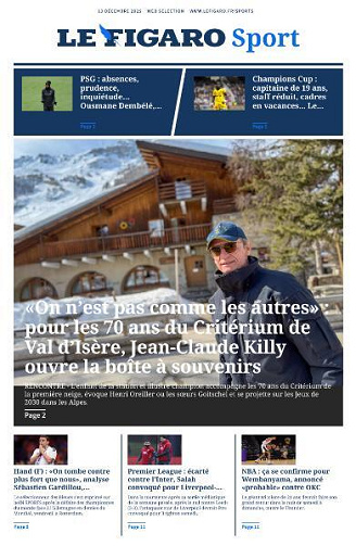 Le Figaro Sport - 13 Décembre 2025