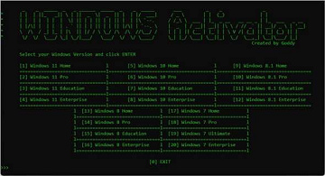 [Windows] Windows Activator de Goddy v5.4