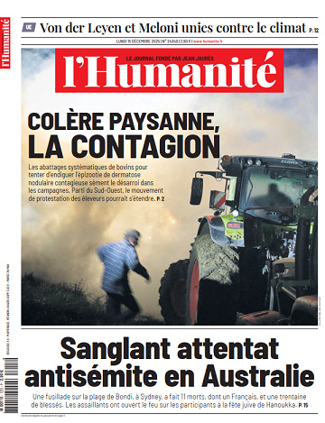 L'Humanite -15 Décembre 2025