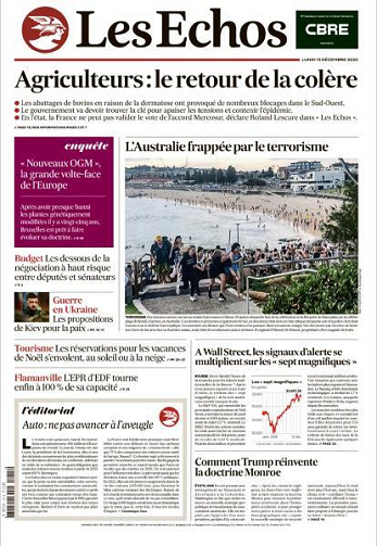 Les Echos - 15 Décembre 2025