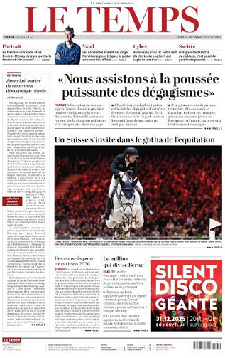 Le Temps - 15 Décembre 2025