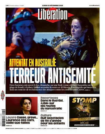 Libération du Lundi 15 Décembre 2025