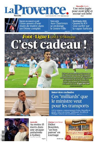La Provence - 15 Décembre 2025