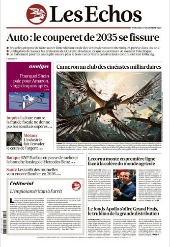 Les Echos - 17 Décembre 2025