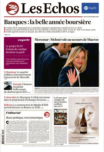 Les Echos - 18 Décembre 2025