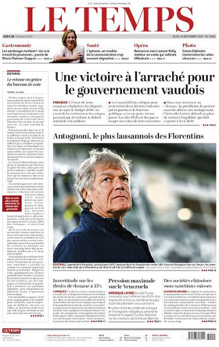 Le Temps - 18 Décembre 2025