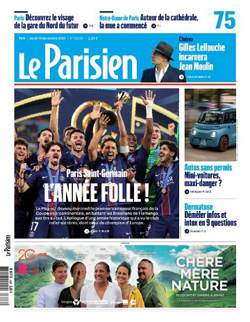 Le Parisien - 18 Décembre 2025