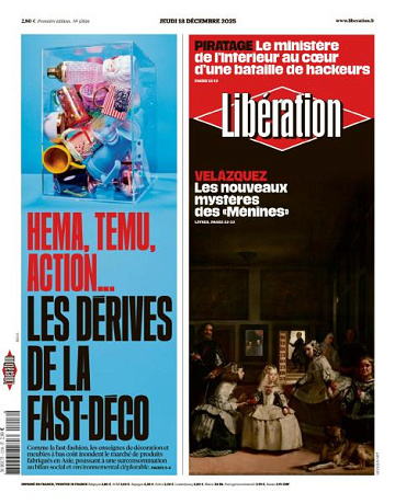 Libération du Jeudi 18 Décembre 2025
