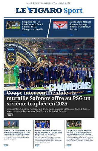 Le Figaro Sport - 18 Décembre 2025