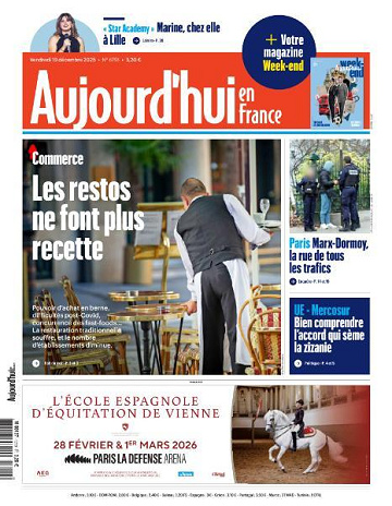 Aujourd’hui en France - 19 Décembre 2025