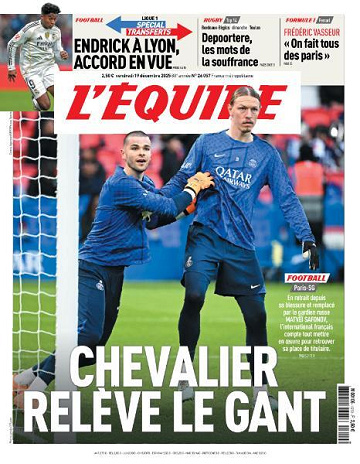 L’equipe du Vendredi 19 Décembre 2025