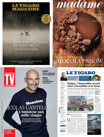 Pack Le Figaro et ses 3 suppléments - 19 Décembre 2025