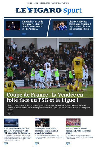 Le Figaro Sport - 19 Décembre 2025