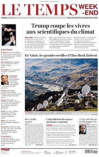 Le Temps - 20-21 Décembre 2025