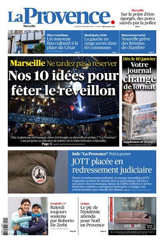 La Provence - 20 Décembre 2025
