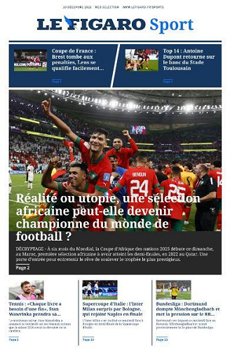 Le Figaro Sport - 20 Décembre 2025