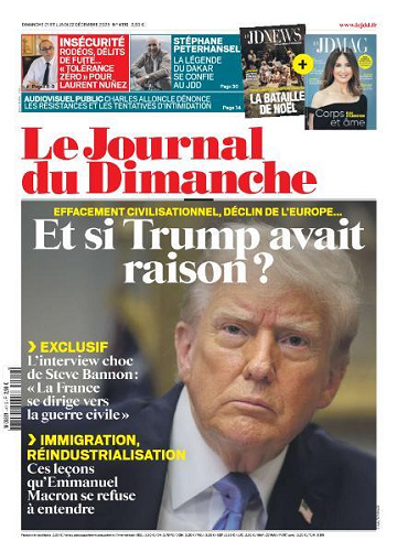 Le Journal du Dimanche - 21 Décembre 2025