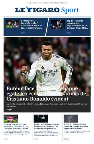 Le Figaro Sport - 21 Décembre 2025