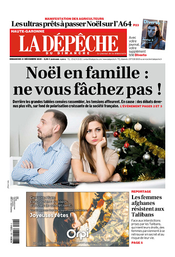 La Dépêche du Midi (16 Éditions) Du Dimanche 21 Décembre 2025