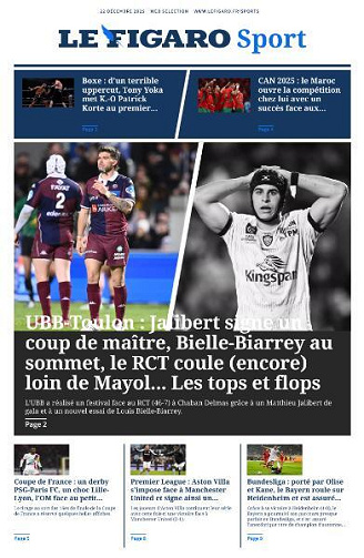 Le Figaro Sport - 22 Décembre 2025