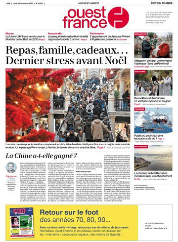 Ouest-France Édition France - 22 Décembre 2025
