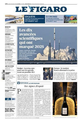 Le Figaro du Mardi 23 Décembre 2025