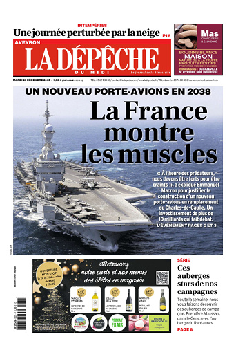 La Dépêche du Midi (16 Éditions) Du Mardi 23 Décembre 2025