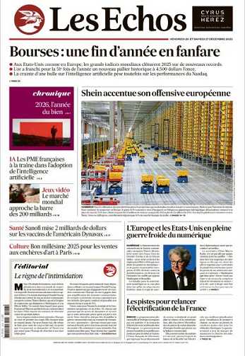 Les Echos - 26-27 Décembre 2025