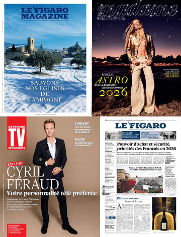 Pack Le Figaro et ses 3 suppléments - 26 Décembre 2025