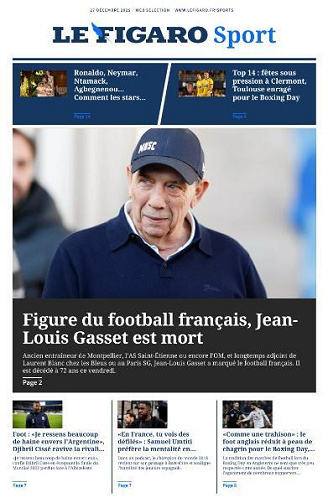 Le Figaro Sport - 27 Décembre 2025