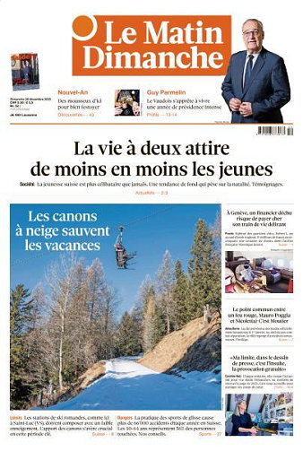 Le Matin Dimanche - 28 Décembre 2025