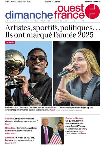 Ouest-France Édition France - 28 Décembre 2025