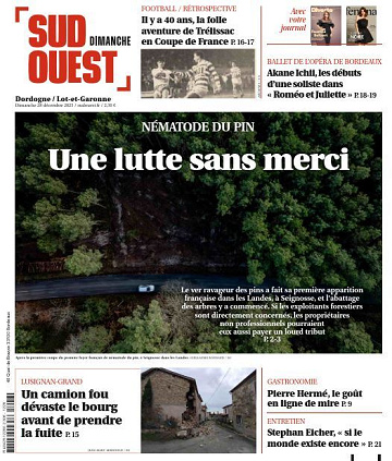 Sud Ouest (5 éditions) - 28 Décembre 2025