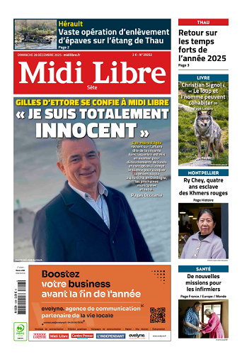 Midi Libre (14 Éditions) Du Dimanche 28 Décembre 2025
