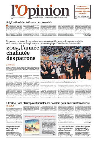 L’Opinion - 29 Décembre 2025