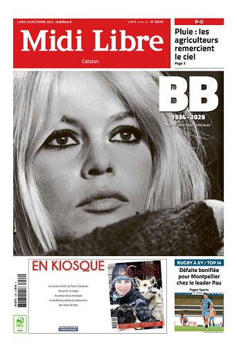 Midi Libre (14 Éditions) Du Lundi 29 Décembre 2025