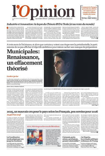 L’Opinion - 30 Décembre 2025