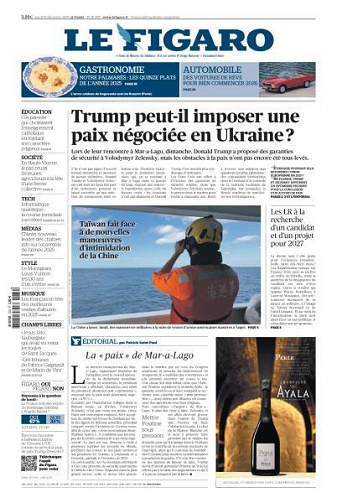 Le Figaro du Mardi 30 Décembre 2025