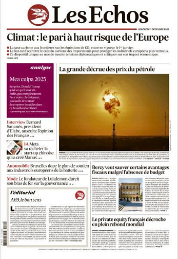 Les Echos - 31 Décembre 2025
