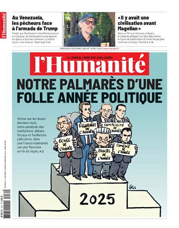 L'Humanite - 31 Décembre 2025