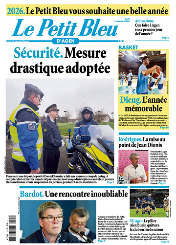 Le Petit Bleu D'Agen - 1er Janvier 2026