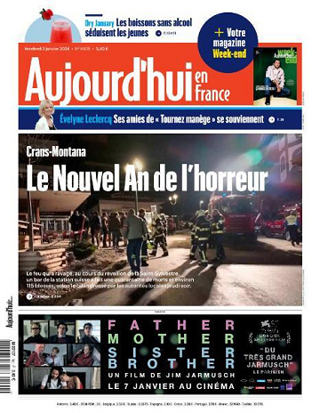 Aujourd’hui en France - 2 Janvier 2026