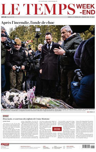 Le Temps - 3-4 Janvier 2026