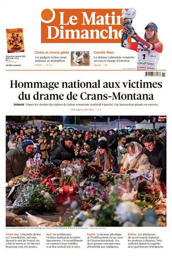 Le Matin Dimanche - 4 Janvier 2026