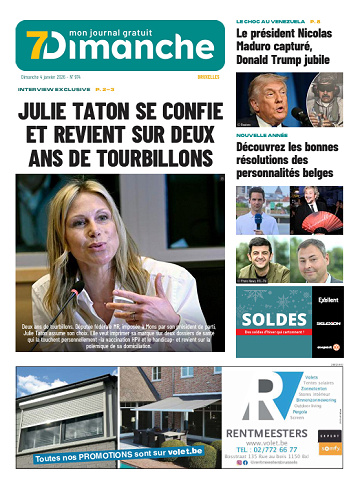 Pack Journaux Belges Du Dimanche 4 Janvier 2026