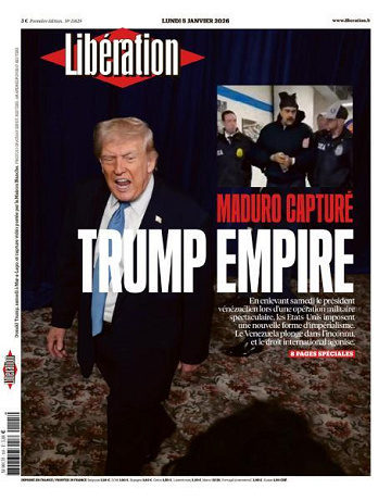 Libération du Lundi 5 Janvier 2026