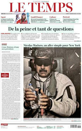 Le Temps - 5 Janvier 2026