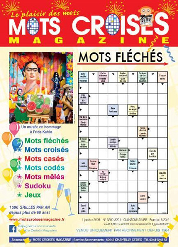 Mots Croisés Magazine - 1 Janvier 2026