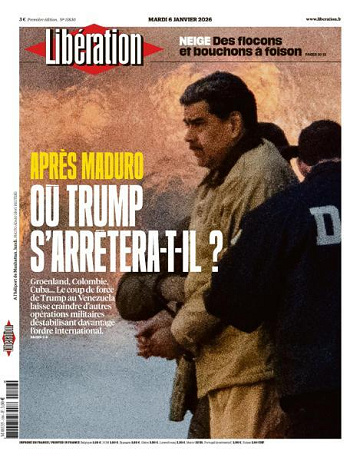 Libération du Mardi 6 Janvier 2026